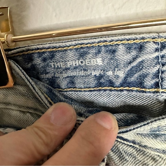 AG Adriano Goldschmied VintageWide Straight Leg Jeans Stone Wash Distressed‎ - Picture 5 of 7